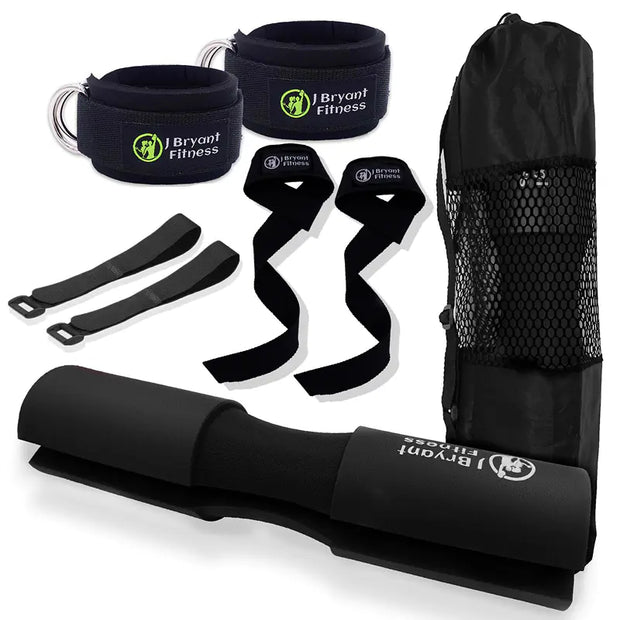 Barbell Pad Set with Ankle Strap for Hip Thrusts